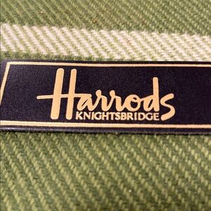 Harrods black with Gold Detailing all leather bookmark. Collectibe